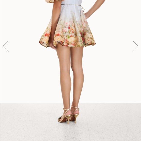ZIMMERMANN Brand New Luminosity Flip Organza Dress (Silk/Linen) AU 1/US 4-6 - Picture 8 of 12